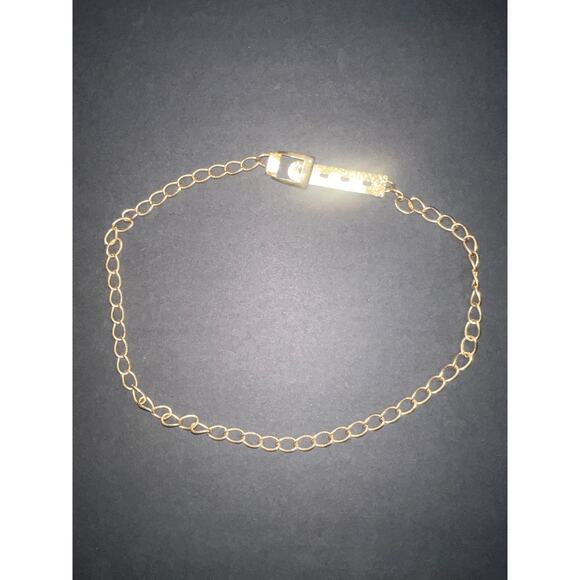 Vintage Belt, Gold, Brass Buckle, 70s 80s, Chain Belt main image 10